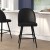 Flash Furniture AY-1026H-26-BK-GG Black LeatherSoft High Back Modern Armless 26" Counter Stool with Contoured Backrest, Set of 2 addl-1