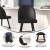 Flash Furniture AY-1026H-26-BK-GG Black LeatherSoft High Back Modern Armless 26" Counter Stool with Contoured Backrest, Set of 2 addl-4