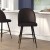 Flash Furniture AY-1026H-26-BR-GG Brown LeatherSoft High Back Modern Armless 26" Counter Stool with Contoured Backrest,,, Set of 2 addl-1