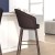 Flash Furniture AY-1928-30-BR-GG Mid-Back Modern 30" Bar Stool with Beechwood Legs and Curved Back, Brown LeatherSoft/Muted Bronze Accents addl-6