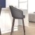 Flash Furniture AY-1928-30-GY-GG Mid-Back Modern 30" Bar Stool with Beechwood Legs and Curved Back, Gray LeatherSoft/Silver Accents addl-6