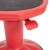 Flash Furniture AY-9001S-RD-GG Carter Adjustable Height Kids Red Flexible Active Stool with Non-Skid Bottom, 14" - 18" Seat Height addl-9