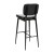 Flash Furniture AY-S01-BK-GG Commercial Grade Mid-Back Black LeatherSoft Bar Stool with Black Iron Frame, Set of 2 addl-6