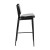 Flash Furniture AY-S01-BK-GG Commercial Grade Mid-Back Black LeatherSoft Bar Stool with Black Iron Frame, Set of 2 addl-9