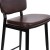 Flash Furniture AY-S01-BR-GG Commercial Grade Mid-Back Brown LeatherSoft Bar Stool with Black Iron Frame, Set of 2 addl-7