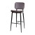 Flash Furniture AY-S01-BR-GG Commercial Grade Mid-Back Brown LeatherSoft Bar Stool with Black Iron Frame, Set of 2 addl-8