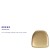 Flash Furniture BH-GOLD-HARD-VYL-GG Hard Gold Vinyl Chiavari Chair Cushion addl-2