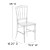Flash Furniture BH-H002-CRYSTAL-GG Flash Elegance Crystal Ice Napoleon Stacking Chair addl-4