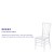 Flash Furniture BH-H007-CRYSTAL-GG Flash Elegance Crystal Ice Stacking Chair with Designer Back addl-3