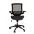 Flash Furniture BL-8801X-BK-GG Mid-Back Transparent Black Mesh Executive Swivel Office Chair with Black Frame and Flip-Up Arms addl-10