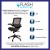 Flash Furniture BL-8801X-BK-GG Mid-Back Transparent Black Mesh Executive Swivel Office Chair with Black Frame and Flip-Up Arms addl-3