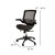 Flash Furniture BL-8801X-BK-GG Mid-Back Transparent Black Mesh Executive Swivel Office Chair with Black Frame and Flip-Up Arms addl-6