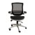 Flash Furniture BL-8801X-BK-GR-GG Mid-Back Transparent Black Mesh Executive Swivel Office Chair with Graphite Silver Frame and Flip-Up Arms addl-10