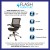 Flash Furniture BL-8801X-BK-GR-GG Mid-Back Transparent Black Mesh Executive Swivel Office Chair with Graphite Silver Frame and Flip-Up Arms addl-3