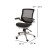 Flash Furniture BL-8801X-BK-GR-GG Mid-Back Transparent Black Mesh Executive Swivel Office Chair with Graphite Silver Frame and Flip-Up Arms addl-6