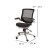 Flash Furniture BL-8801X-BK-GR-GG Mid-Back Transparent Black Mesh Executive Swivel Office Chair with Graphite Silver Frame and Flip-Up Arms addl-6