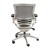 Flash Furniture BL-8801X-BK-GR-GG Mid-Back Transparent Black Mesh Executive Swivel Office Chair with Graphite Silver Frame and Flip-Up Arms addl-7