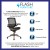 Flash Furniture BL-8801X-GG Mid-Back Transparent Black Mesh Executive Swivel Office Chair with Melrose Gold Frame and Flip-Up Arms addl-3