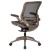Flash Furniture BL-8801X-GG Mid-Back Transparent Black Mesh Executive Swivel Office Chair with Melrose Gold Frame and Flip-Up Arms addl-7