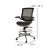 Flash Furniture BL-LB-8801X-D-BK-GR-GG Mid-Back Transparent Black Mesh Drafting Chair with Graphite Silver Frame and Flip-Up Arms addl-4
