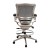 Flash Furniture BL-LB-8801X-D-BK-GR-GG Mid-Back Transparent Black Mesh Drafting Chair with Graphite Silver Frame and Flip-Up Arms addl-5