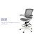 Flash Furniture BL-LB-8801X-D-GR-WH-GG Mid-Back Transparent Gray Mesh Drafting Chair with White Frame and Flip-Up Arms addl-3