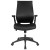 Flash Furniture BL-LB-8809-LEA-GG High Back Black LeatherSoft Executive Swivel Office Chair with Molded Foam Seat and Adjustable Arms addl-6