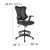 Flash Furniture BL-LB-8816D-GG High Back Designer Black Mesh Drafting Chair with LeatherSoft Sides and Adjustable Arms addl-4