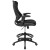 Flash Furniture BL-LB-8816D-GG High Back Designer Black Mesh Drafting Chair with LeatherSoft Sides and Adjustable Arms addl-7
