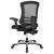 Flash Furniture BL-LB-8817-GG High Back Black Mesh Multifunction Executive Swivel Ergonomic Office Chair with Molded Foam Seat and Adjustable Arms addl-7