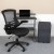 Flash Furniture BLN-CLIFCHPX5-BK-GG Black Computer Desk, Ergonomic Mesh Office Chair and Locking Mobile Filing Cabinet with Side Handles addl-1