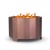 Flash Furniture BLN-HY-B-2201FP-03PC-BRZ-GG Bronze 27" Smokeless Outdoor Natural Wood Burning Portable Fire Pit with Waterproof Cover addl-13