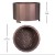 Flash Furniture BLN-HY-B-2201FP-03PC-BRZ-GG Bronze 27" Smokeless Outdoor Natural Wood Burning Portable Fire Pit with Waterproof Cover addl-5