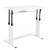 Flash Furniture BLN-NAN219CHP595M-WH-GG White Adjustable Computer Desk, LeatherSoft Office Chair and Side Handle Locking Mobile Filing Cabinet addl-8