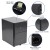 Flash Furniture BLN-NAN21CPX5L-BK-GG Adjustable Computer Desk, Ergonomic Mesh Office Chair and Locking Mobile Filing Cabinet with Side Handles addl-5