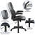 Flash Furniture BLN-X10D1904-GY-GG Black Gaming Desk and Gray/Black Racing Chair Set with Cup Holder/ Headphone Hook/2 Wire Management Holes addl-4