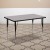 Flash Furniture XU-A2448-REC-GY-T-A-GG 24"W x 48"L Rectangle Activity Table with Gray Laminate Top and Height Adjustable Legs addl-2