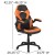 Flash Furniture BLN-X10D1904L-OR-GG Gaming Desk and Orange/Black Racing Chair Set /Cup Holder/Headphone Hook/Removable Mouse Pad Top /2 Wire Management Holes addl-5