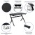 Flash Furniture BLN-X10D1904-OR-GG Black Gaming Desk and Orange/Black Racing Chair Set with Cup Holder/ Headphone Hook/2 Wire Management Holes addl-4