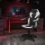 Flash Furniture BLN-X10RSG1030-WH-GG Red Gaming Desk and White/Black Racing Chair Set with Cup Holder and Headphone Hook addl-1