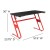 Flash Furniture BLN-X10RSG1030-WH-GG Red Gaming Desk and White/Black Racing Chair Set with Cup Holder and Headphone Hook addl-6
