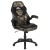 Flash Furniture BLN-X10RSG1031-CAM-GG Black Gaming Desk and Camouflage/Black Racing Chair Set with Cup Holder, Headphone Hook, and Monitor/Smartphone Stand addl-7