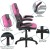 Flash Furniture BLN-X10RSG1031-PK-GG Black Gaming Desk and Pink/Black Racing Chair Set with Cup Holder, Headphone Hook, and Monitor/Smartphone Stand addl-3
