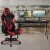 Flash Furniture BLN-X20D1904L-RD-GG Gaming Desk and Red/Black Reclining Gaming Chair Set /Cup Holder/Headphone Hook/Removable Mouse Pad Top addl-1