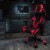 Flash Furniture BLN-X20RSG1031-RD-GG Black Gaming Desk and Red/Black Reclining Gaming Chair Set with Cup Holder/ Headphone Hook and Monitor/Smartphone Stand addl-1