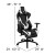 Flash Furniture BLN-X30RSG1030-BK-GG Red Gaming Desk and Black Footrest Reclining Gaming Chair Set with Cup Holder and Headphone Hook addl-5