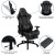 Flash Furniture BLN-X30RSG1030-GY-GG Red Gaming Desk with Cup Holder/Headphone Hook/Gray Reclining Gaming Chair with Footrest addl-3
