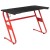Flash Furniture BLN-X30RSG1030-GY-GG Red Gaming Desk with Cup Holder/Headphone Hook/Gray Reclining Gaming Chair with Footrest addl-9