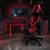 Flash Furniture BLN-X30RSG1030-RD-GG Red Gaming Desk and Red/Black Footrest Reclining Gaming Chair Set with Cup Holder and Headphone Hook addl-1