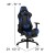 Flash Furniture BLN-X30RSG1031-BL-GG Black Gaming Desk with Cup Holder/Headphone Hook and Monitor/Smartphone Stand & Blue Reclining Gaming Chair with Footrest addl-5